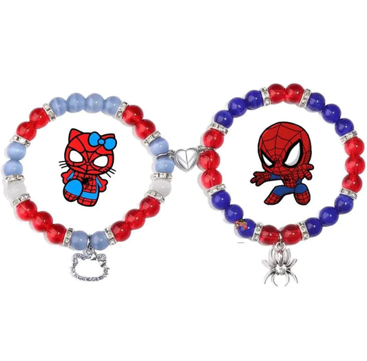 Spiderman X Hello Kitty Matching Bracelets