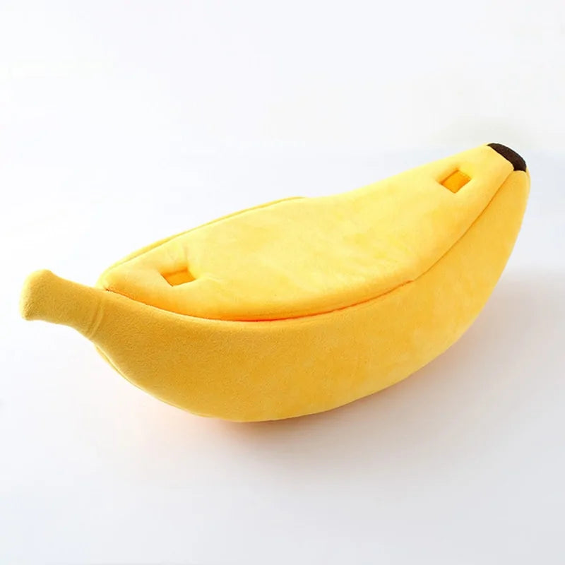 Portable Banana Cat Bed