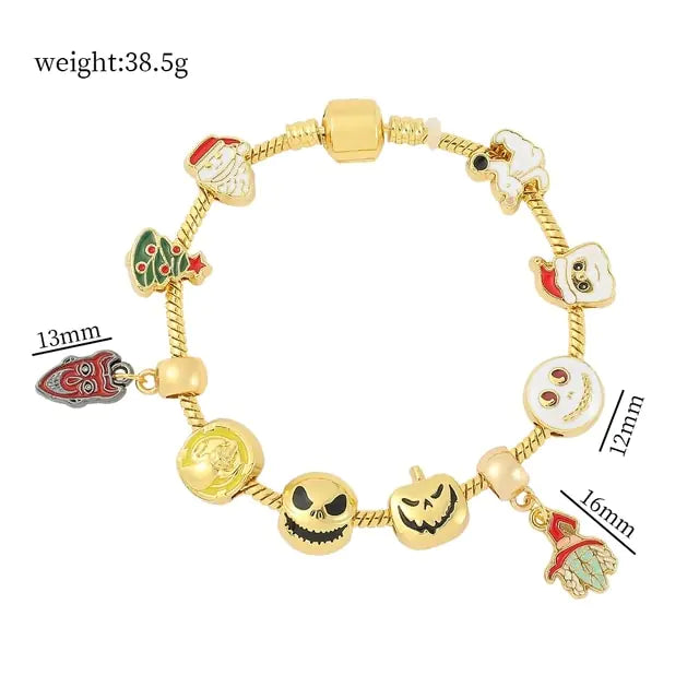 Marvel Superhero Spiderman Charm Bracelet