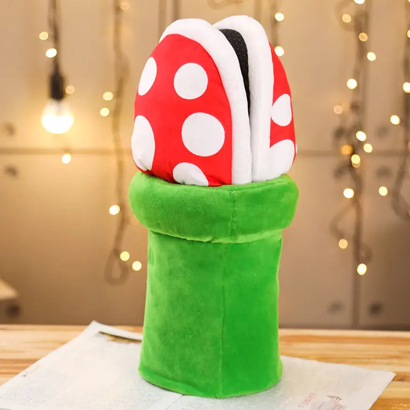 Mario Plush Piranha Plant Slippers