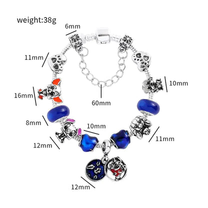 Marvel Superhero Spiderman Charm Bracelet