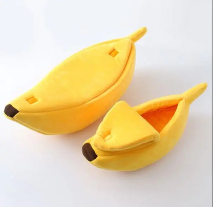 Portable Banana Cat Bed