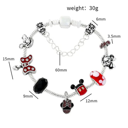 Marvel Superhero Spiderman Charm Bracelet