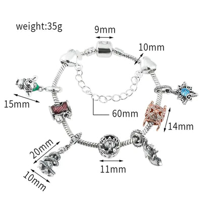 Marvel Superhero Spiderman Charm Bracelet