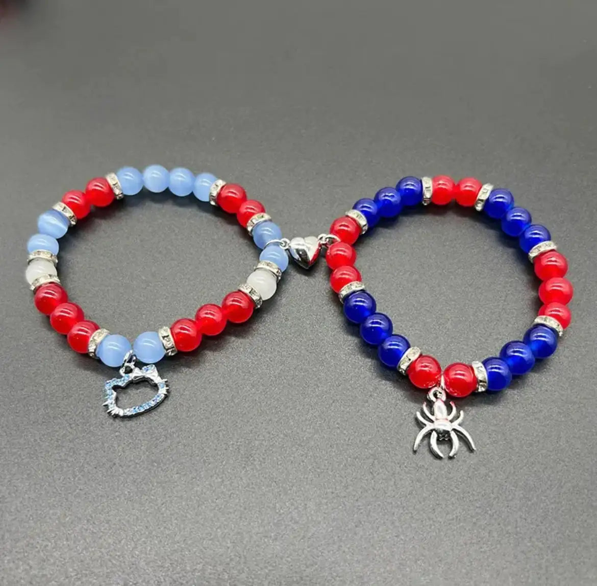 Spiderman X Hello Kitty Matching Bracelets