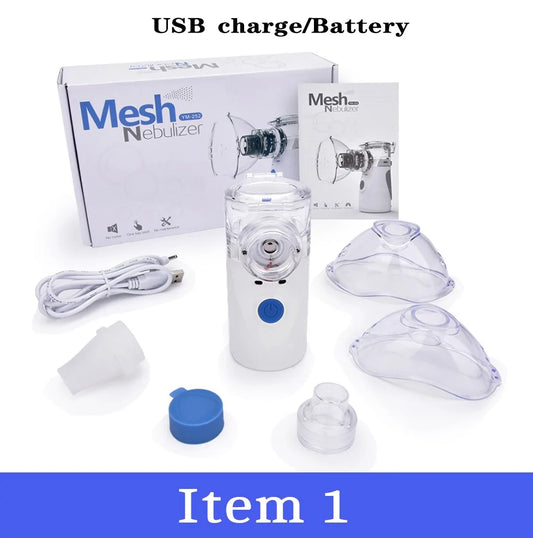 Portable Mesh Nebulizer Inhale Humidifier